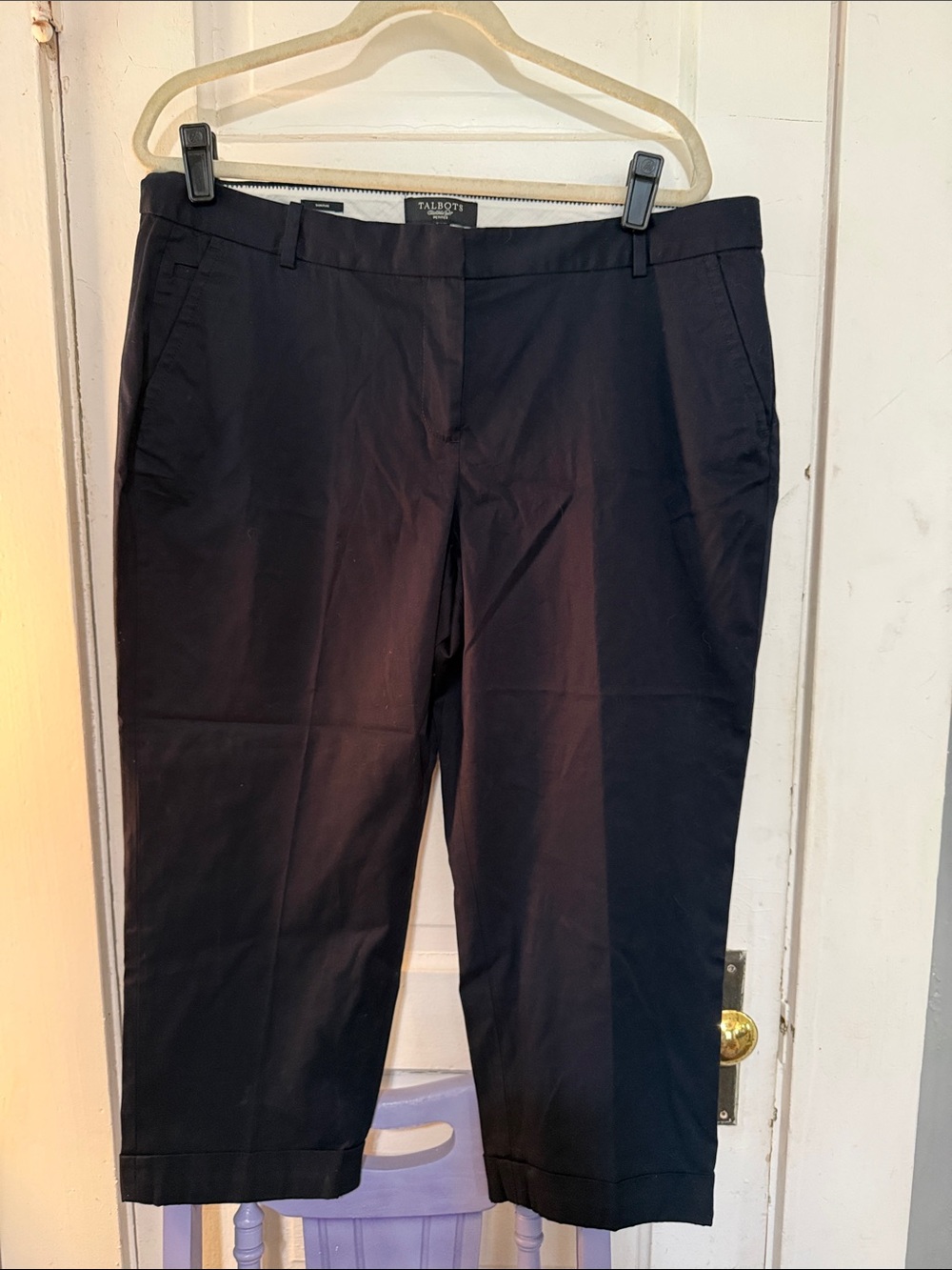 Talbots Navy Women's Dress Trousers - Straight Leg